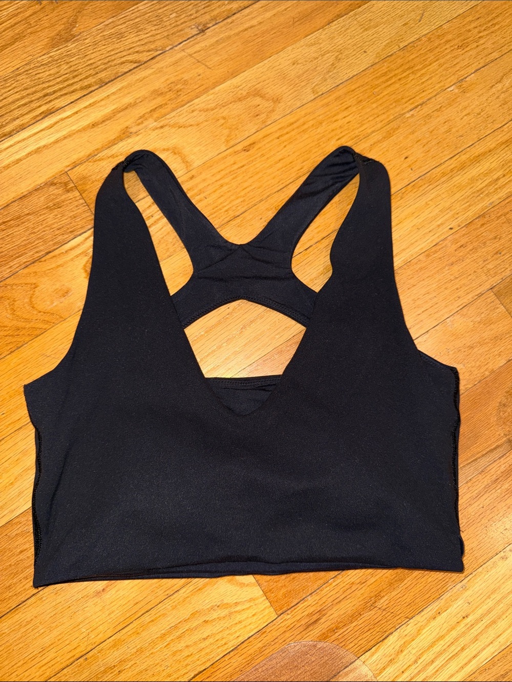 Black Racerback Bralette Top